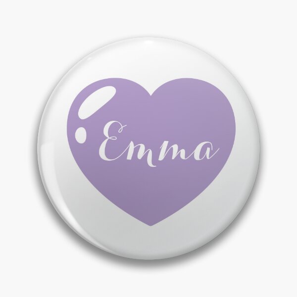 Item preview, Emma Name with purple Heart  designed and sold by Monika Howarth.