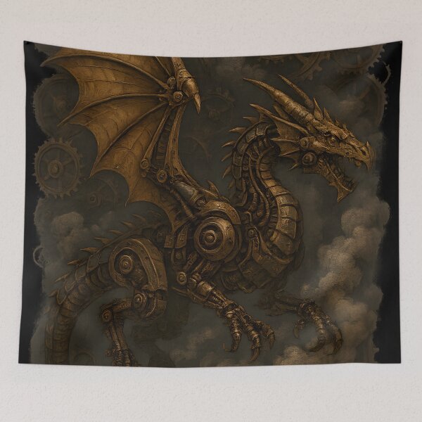 Item preview, Steampunk Dragon – Mechanical Fantasy Beast designed and sold by Uglyandcute.