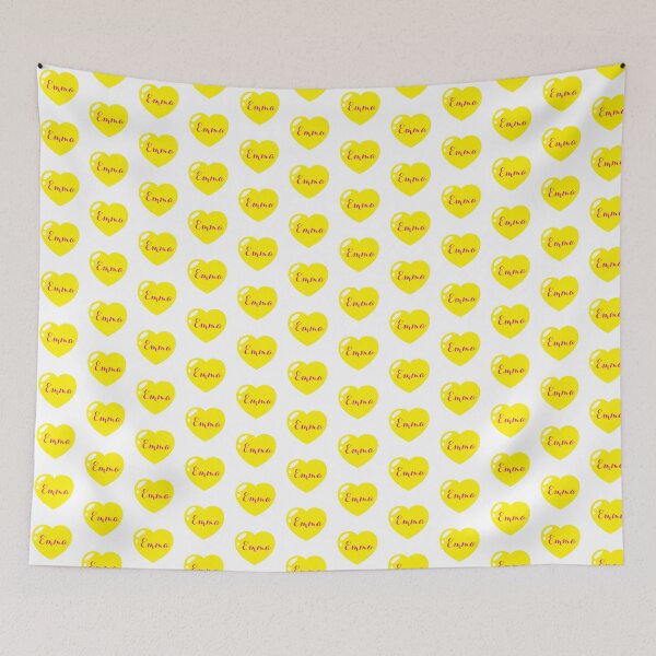Item preview, Emma Name with yellow Heart  designed and sold by Monika Howarth.