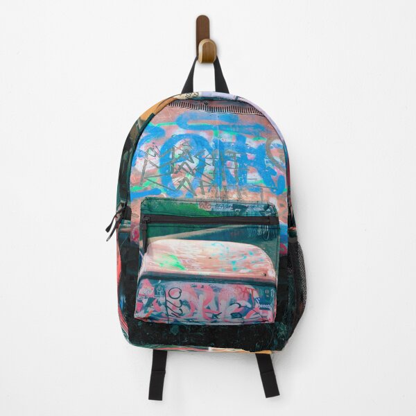 Item preview, Colorful Graffiti on Abandoned Vintage Car designed and sold by Dryft7.