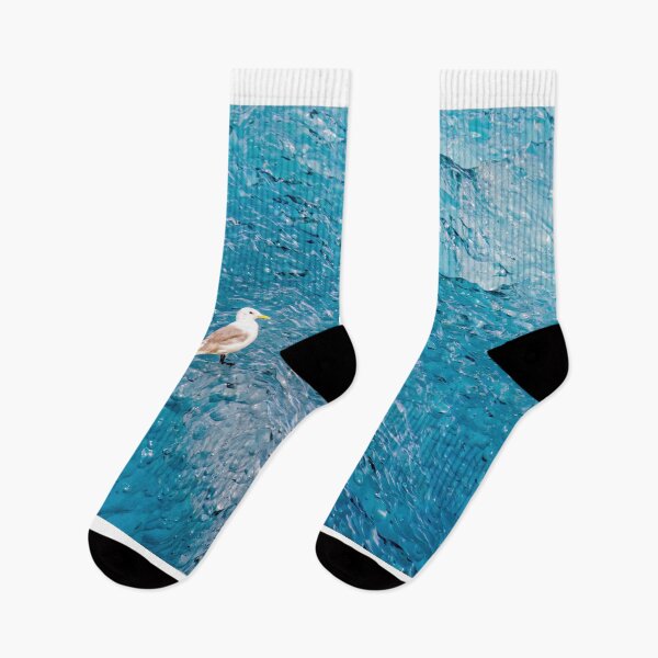 Item preview, Seagulls on blue ice, Endicott Arm, Alaska designed and sold by Steven Weeks.