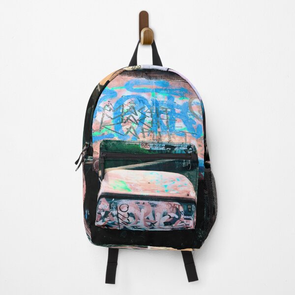 Item preview, Colorful Graffiti on Abandoned Vintage Car designed and sold by Dryft7.
