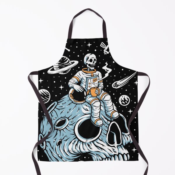 Item preview, Astronaut Drinking Coffee On Skull Planet designed and sold by Jcat7.