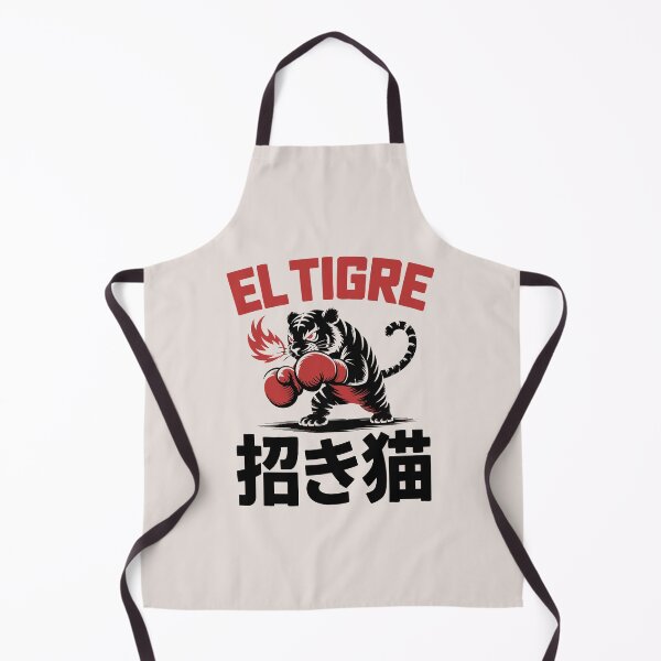 Item preview, El Tigre Black Tiger Manga Boxing Streetwear Graphic Urban Maneki Neko designed and sold by w1ckerman.