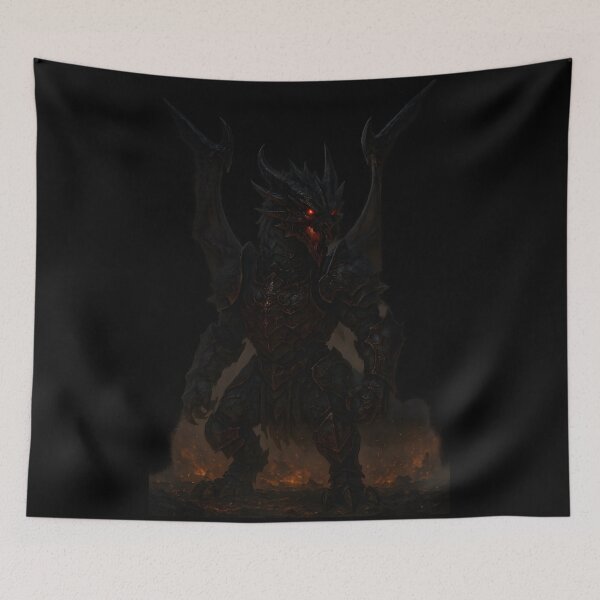 Item preview, Armored Battle Dragon – Fearsome Fantasy Warrior designed and sold by Uglyandcute.