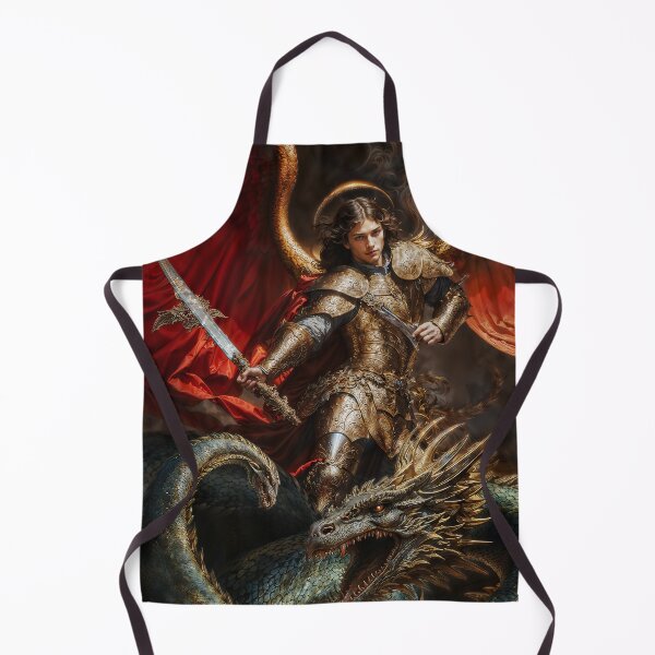 Item preview, The Warrior Archangel Michael and The Devil designed and sold by AliceWhiteDF.