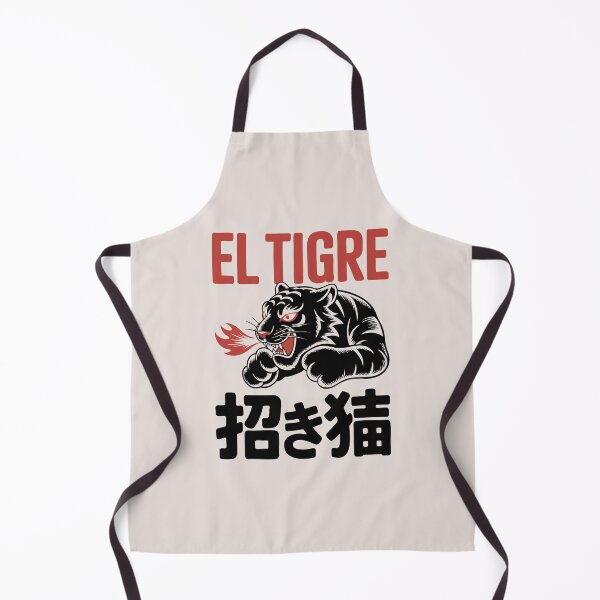 Item preview, El Tigre Black Tiger Manga Boxing Streetwear Graphic Urban Maneki Neko designed and sold by w1ckerman.