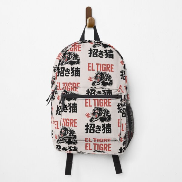 Item preview, El Tigre Black Tiger Manga Boxing Streetwear Graphic Urban Maneki Neko designed and sold by w1ckerman.