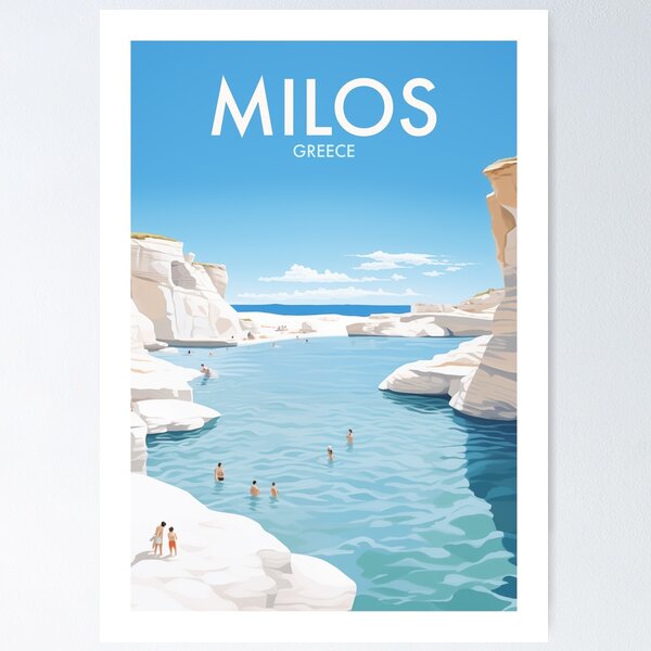 Item preview, MILOS TRAVEL ART designed and sold by MarkedArtPrints.