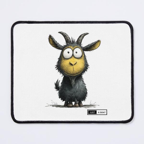 Item preview, Funny cartoon goat - Just a goat design designed and sold by CleanDecor.
