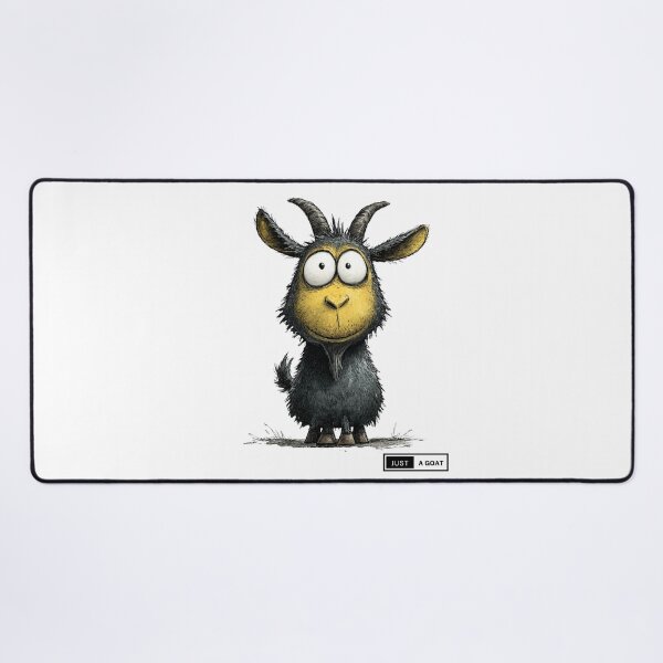 Item preview, Funny cartoon goat - Just a goat design designed and sold by CleanDecor.