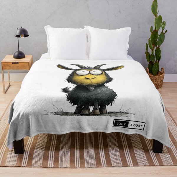 Item preview, Funny cartoon goat - Just a goat design designed and sold by CleanDecor.