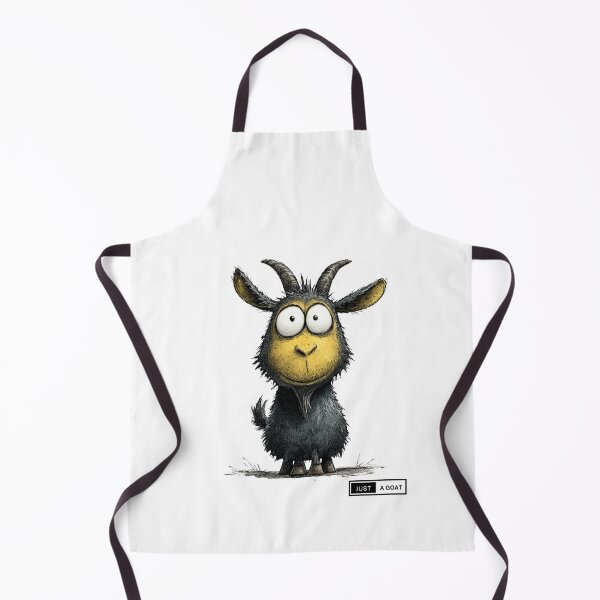 Item preview, Funny cartoon goat - Just a goat design designed and sold by CleanDecor.
