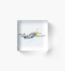 P-51 Mustang Acrylic Block