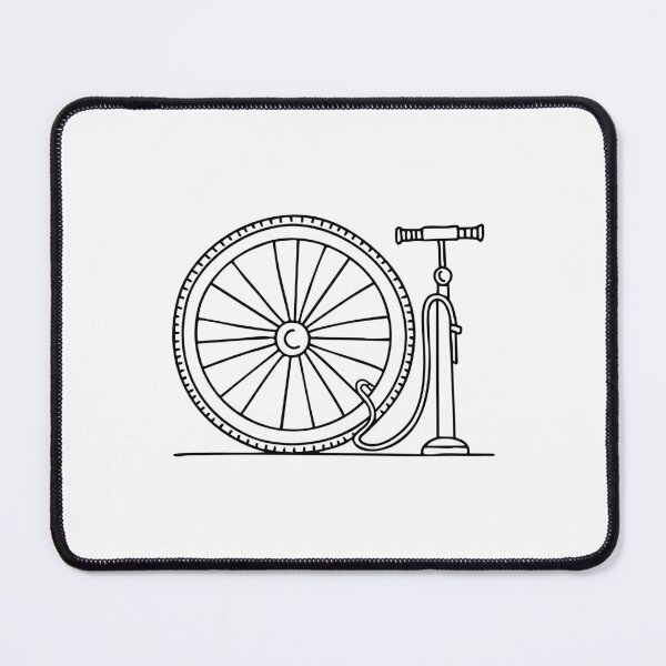 Item preview, A bicycle tire being inflated with an air pump designed and sold by rasagamastore.