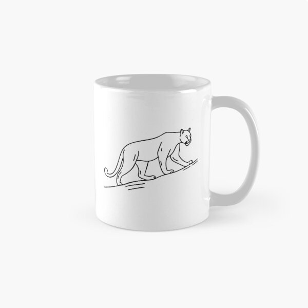 Item preview, A puma walking along a narrow ridge designed and sold by rasagamastore.