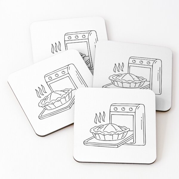 Item preview, A pumpkin pie being pulled out of an oven designed and sold by rasagamastore.