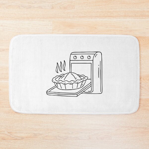 Item preview, A pumpkin pie being pulled out of an oven designed and sold by rasagamastore.