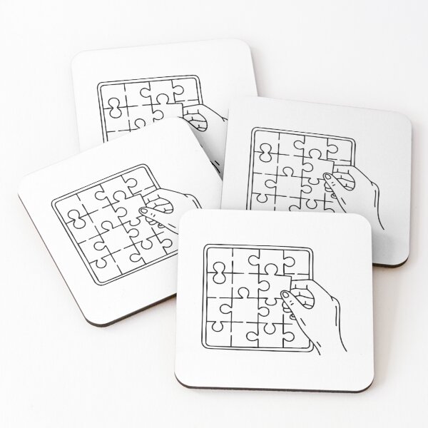 Item preview, Hand placing the final piece into a puzzle designed and sold by rasagamastore.