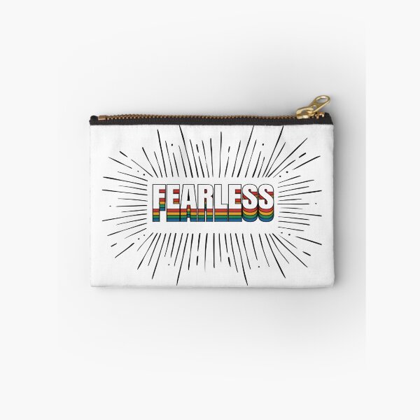 Item preview, COLORFUL BOLD MODERN MOTIVATIONAL TYPOGRAPHY QUOTE - FEARLESS designed and sold by KISHNAY-FASHION.