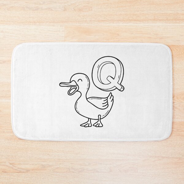 Item preview, An Illustration of letter Q stand for Quack designed and sold by rasagamastore.