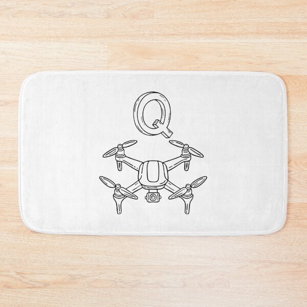 Item preview, An Illustration of letter Q stand for Quadcopter designed and sold by rasagamastore.