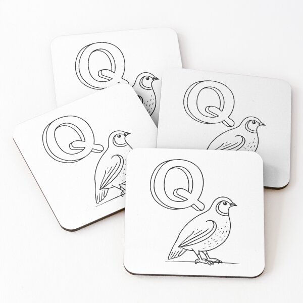 Item preview, An Illustration of letter Q stand for Quail designed and sold by rasagamastore.