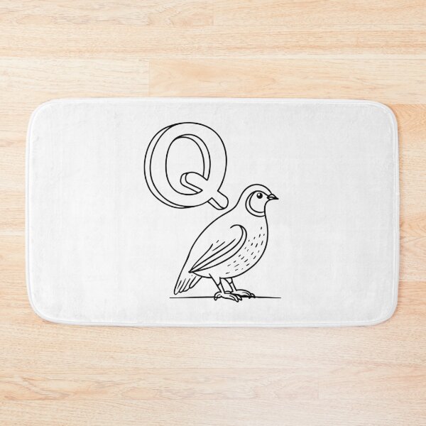 Item preview, An Illustration of letter Q stand for Quail designed and sold by rasagamastore.