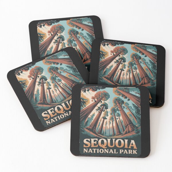 Artikelvorschau, Sequoia Nationalpark Retro Vintage Klassisch Camping Wandern entworfen und verkauft von trendyzcom.