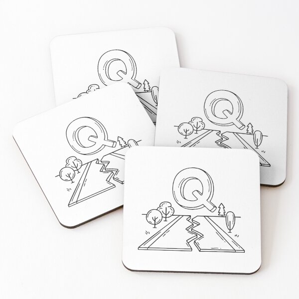 Item preview, An Illustration of letter Q stand for Quake designed and sold by rasagamastore.