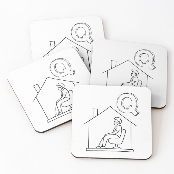 Item preview, An Illustration of letter Q stand for Quarantine designed and sold by rasagamastore.