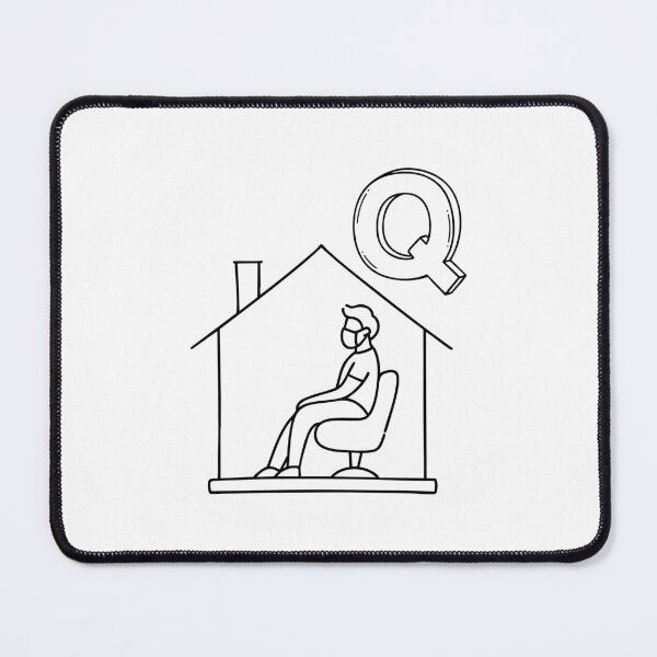 Item preview, An Illustration of letter Q stand for Quarantine designed and sold by rasagamastore.