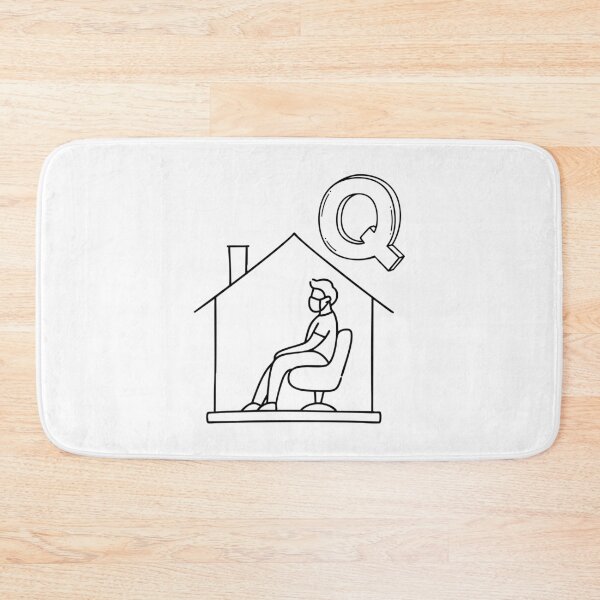 Item preview, An Illustration of letter Q stand for Quarantine designed and sold by rasagamastore.