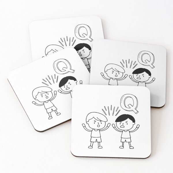 Item preview, An Illustration of letter Q stand for Quarrel designed and sold by rasagamastore.