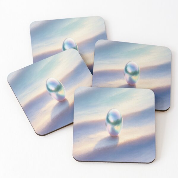 Item preview, Watercolor Seafoam Green, Aqua, Sapphire Blue Pearl designed and sold by SilentSpirits.