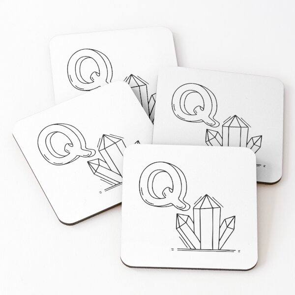 Item preview, An Illustration of letter Q stand for Quartz designed and sold by rasagamastore.