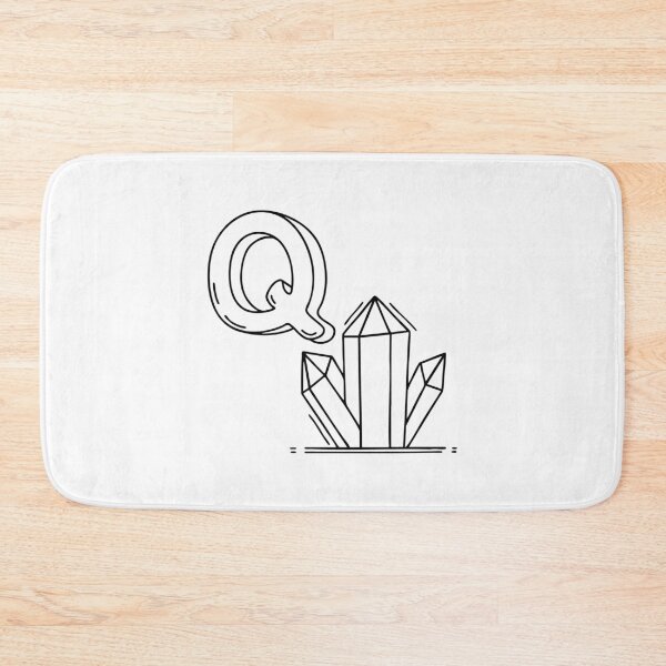 Item preview, An Illustration of letter Q stand for Quartz designed and sold by rasagamastore.