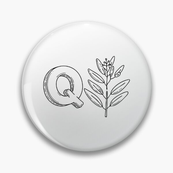 Artikelvorschau, Eine Illustration des Buchstabens Q steht für Quassia entworfen und verkauft von rasagamastore.