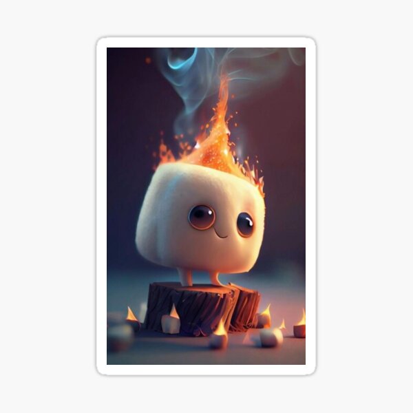 Item preview, Marshmello trifft auf Feuer  designed and sold by Flauscherie.