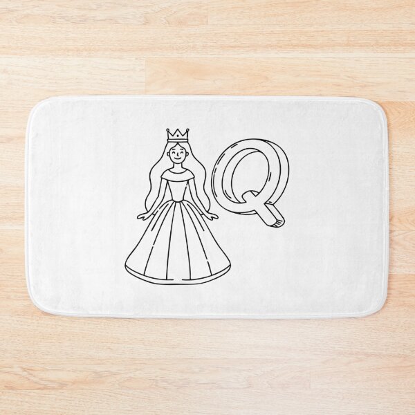 Item preview, An Illustration of letter Q stand for Queen designed and sold by rasagamastore.