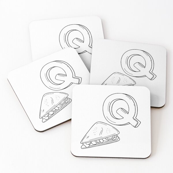 Item preview, An Illustration of letter Q stand for Quesadilla designed and sold by rasagamastore.