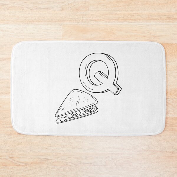 Item preview, An Illustration of letter Q stand for Quesadilla designed and sold by rasagamastore.