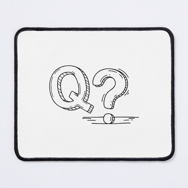Item preview, An Illustration of letter Q stand for Question designed and sold by rasagamastore.