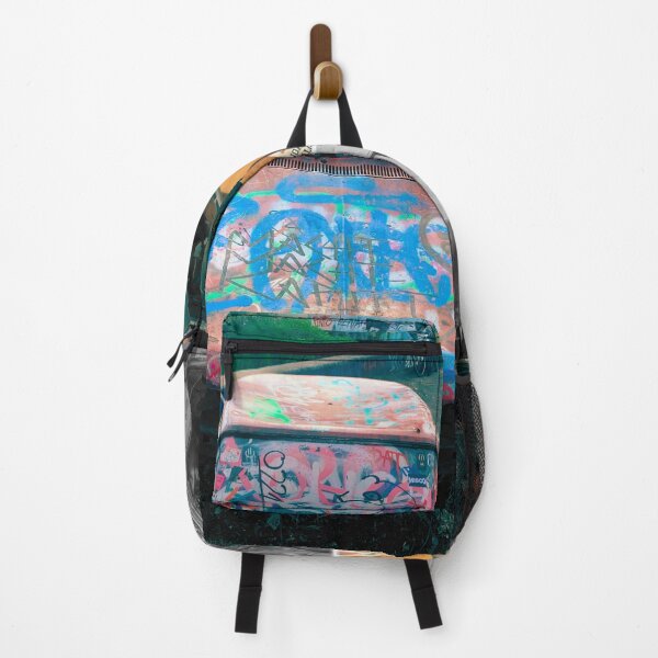 Item preview, Colorful Graffiti on Abandoned Vintage Car designed and sold by Dryft7.