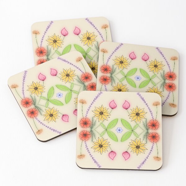 Item preview, Flores reflejadas designed and sold by SaPiVa.