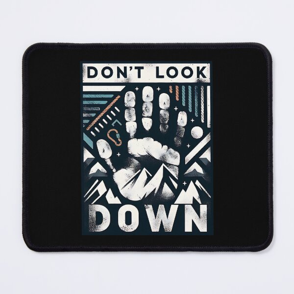 Item preview, Don’t Look Down | Chalk Handprint Climber designed and sold by KZbubble.
