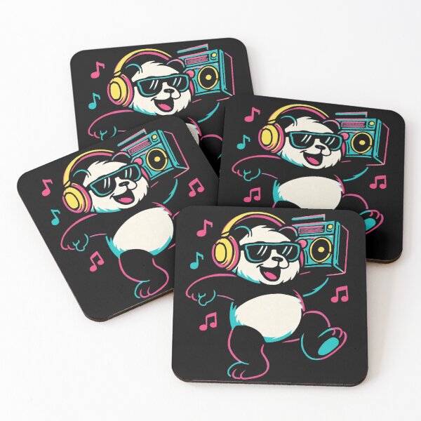 Item preview, Groovy Panda Boombox Vibes designed and sold by ToonVibeWorks.