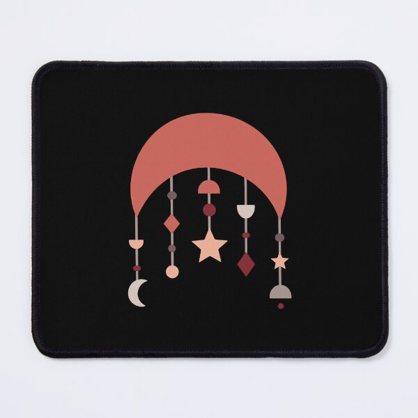 Item preview, Boho Crescent Moon - Celestial Design designed and sold by Julza Art.