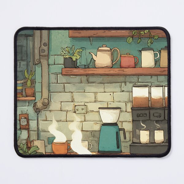 Item preview, Relaxing Lofi Coffee Art designed and sold by bapupa.