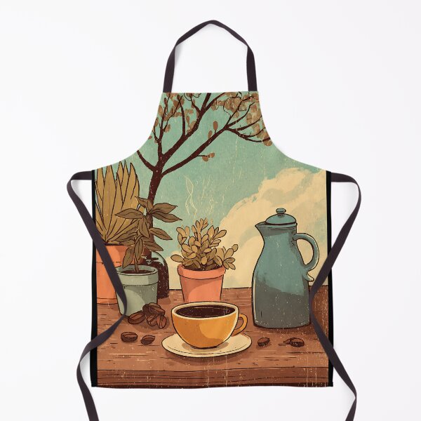 Item preview, Nostalgic Lofi Coffee Art designed and sold by bapupa.